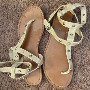 Studded gladiator sandals